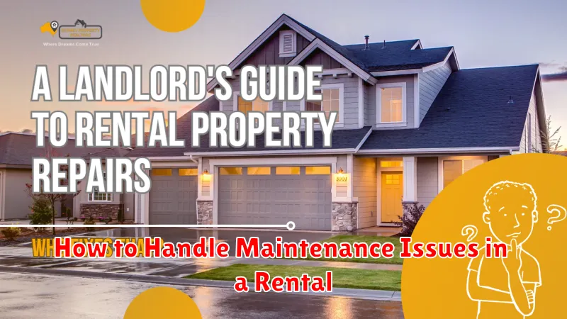 How to Handle Maintenance Issues in a Rental