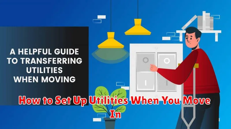 How to Set Up Utilities When You Move In