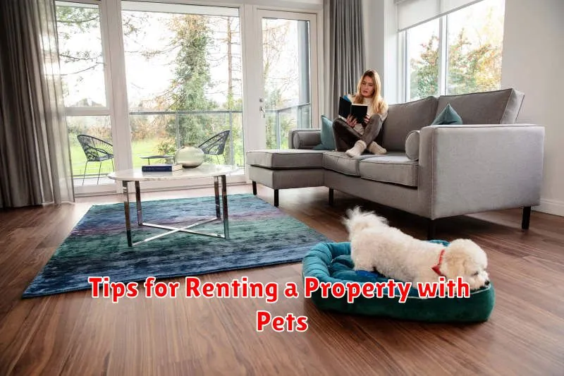 Tips for Renting a Property with Pets