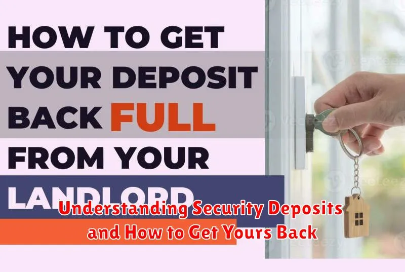 Understanding Security Deposits and How to Get Yours Back