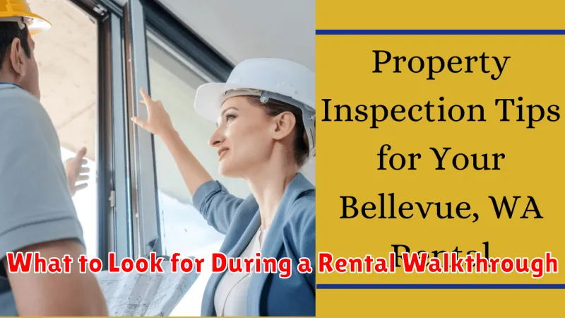 What to Look for During a Rental Walkthrough